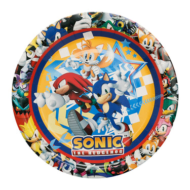 🌀 Platos de Sonic – 6 Unidades