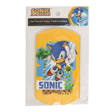 🎁 Caja Sorpresa Cotillón de Sonic – 6 Unidades