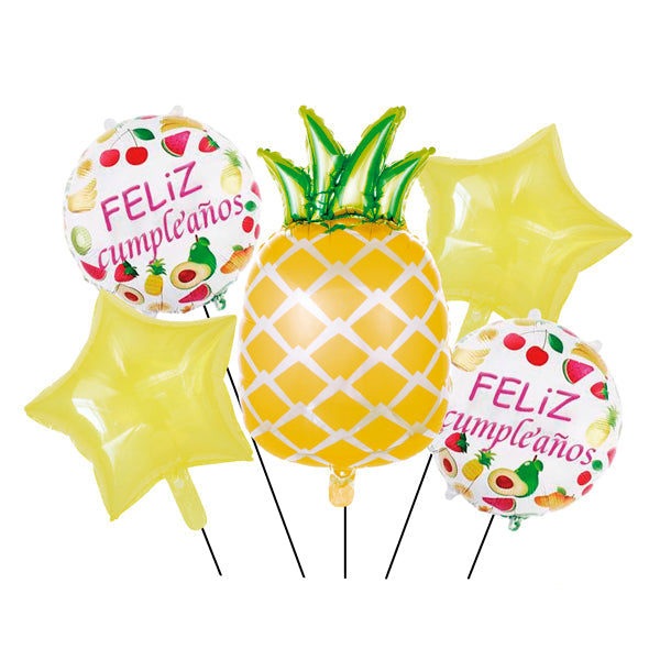 Globo De Bebida Tropical De 35", Piña De 31", Palmera De 29", Globo De Cumpleaños Para Fiesta En La Piscina, Decoración De Verano, Decoración Hawaiana Para Despedida De Soltera - España
