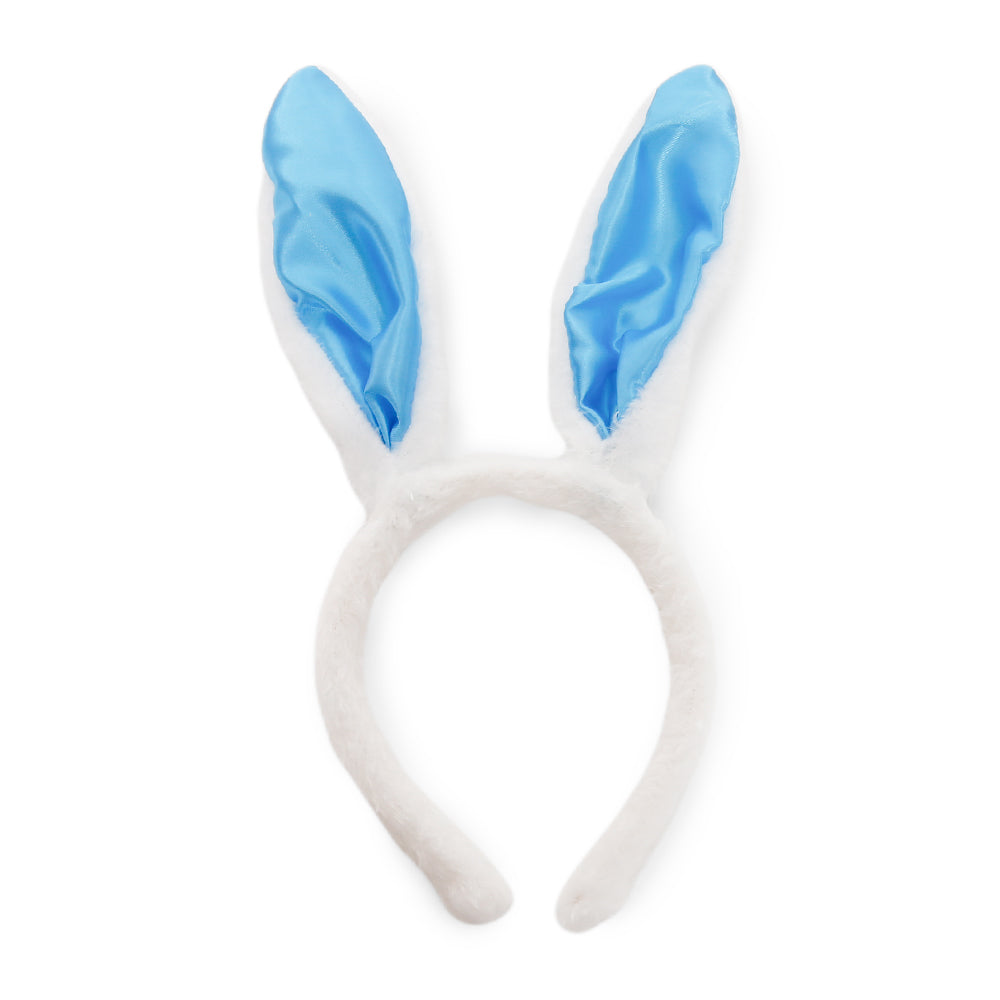 🐰 Cintillo Conejito Algodón - Celeste