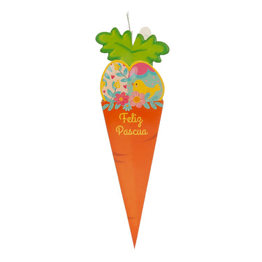 🥕 Caja Cartón Zanahoria Conejo