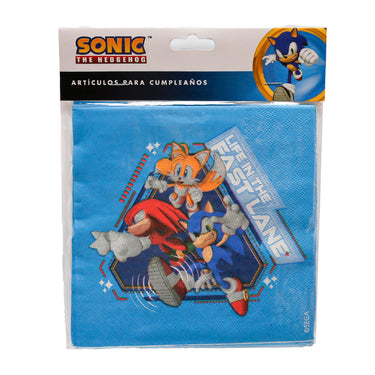 🌀 Servilletas Sonic x12