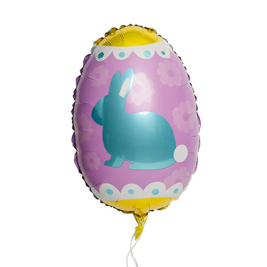 🎈 Globo Mylar Pascua Conejo y Huevos – Set de 5 Piezas