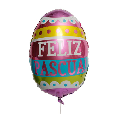 Globo Mylar Pascua Huevo Pascua Colores
