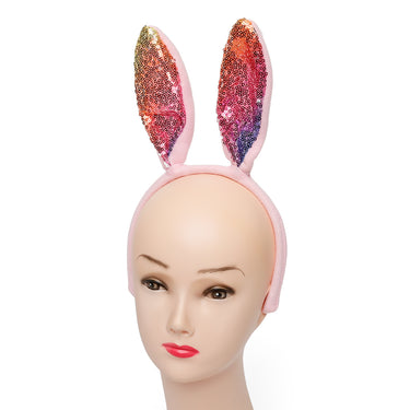 🐰 Cintillo Conejo Oreja Arcoíris
