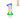 Vela Numeral Glitter # 1