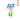 Vela Numeral Glitter # 7