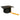 🎓Birrete Adulto Negro