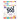 Globo Mylar Bandera Cuadros 50x42 cm