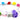 Corona LED Flores Tinsel Multicolor 17 cm