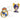 Decoración Mural Real Madrid 3 Piezas