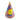 Gorro Cono Retro Globo 10 Unidades