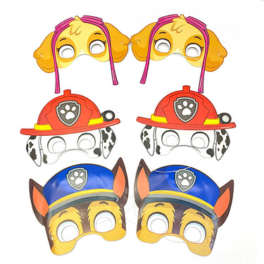 Mascara Invitado Paw Patrol 6 Unidades
