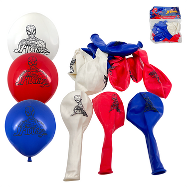Globo Impreso Spiderman 12 Unidades
