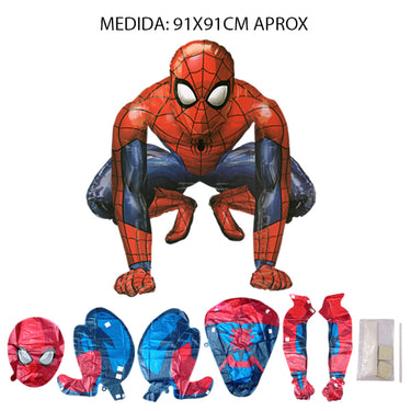 Globo Metalizado Spiderman Forma