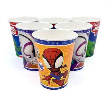 Vaso Spidey 6 Unidades