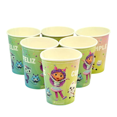 Vaso La Casa De Gabby 6 Unidades