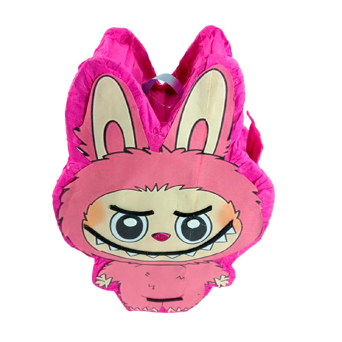 Piñata Rostro Labubu Rosado – FIESTA EXPRESS