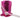 Sombrero Galera Lisa Tul Fucsia