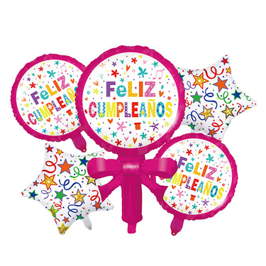 Globo Mylar F.C Candy 5 Piezas