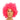 💖 Peluca Afro Neón Rosado