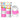 Feston Blanco y Rosado 6 Unidades