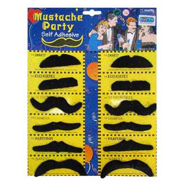 Set Bigotes 12 Unidades
