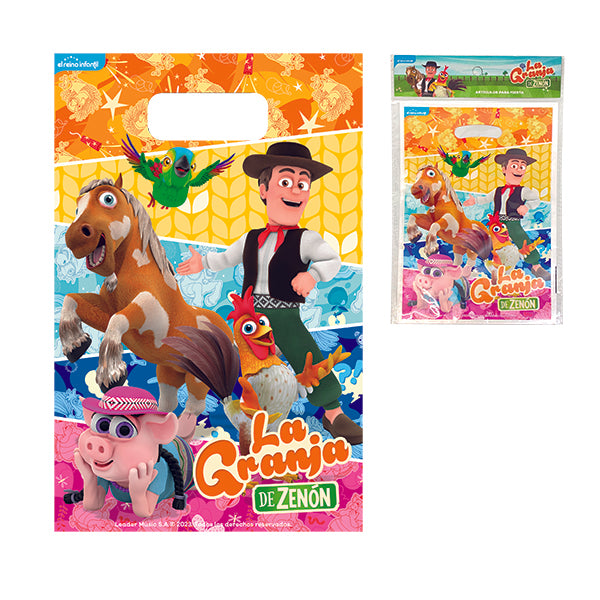 BOLSA DE DULCES LA GRANJA DE ZENON   6 UNIDADES