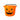 Balde Halloween Naranjo