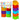 Feston Multicolor 6 Unidades