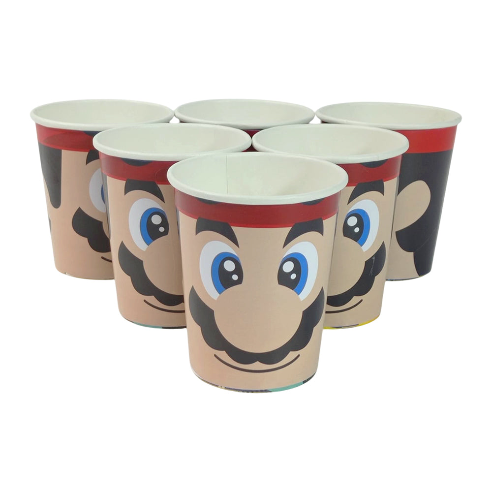 🍄 Vaso Super Mario – 6 Unidades