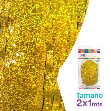 Cortina Metalica Holografica Colores