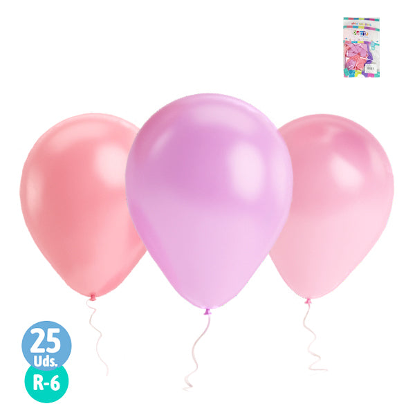 Globo r6 M.G. Pastel Surtido – FIESTA EXPRESS
