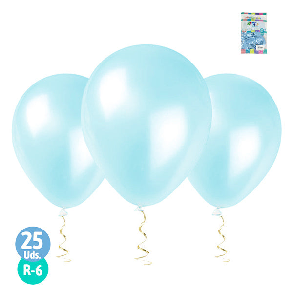 Globo R6 M.G. Pastel Colores 25 Unidades – FIESTA EXPRESS