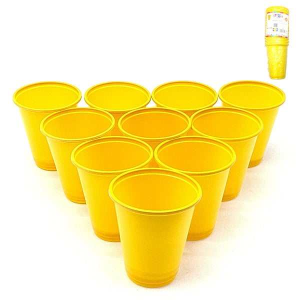 VASO 7OZ AMARILLO   25 UNIDADES