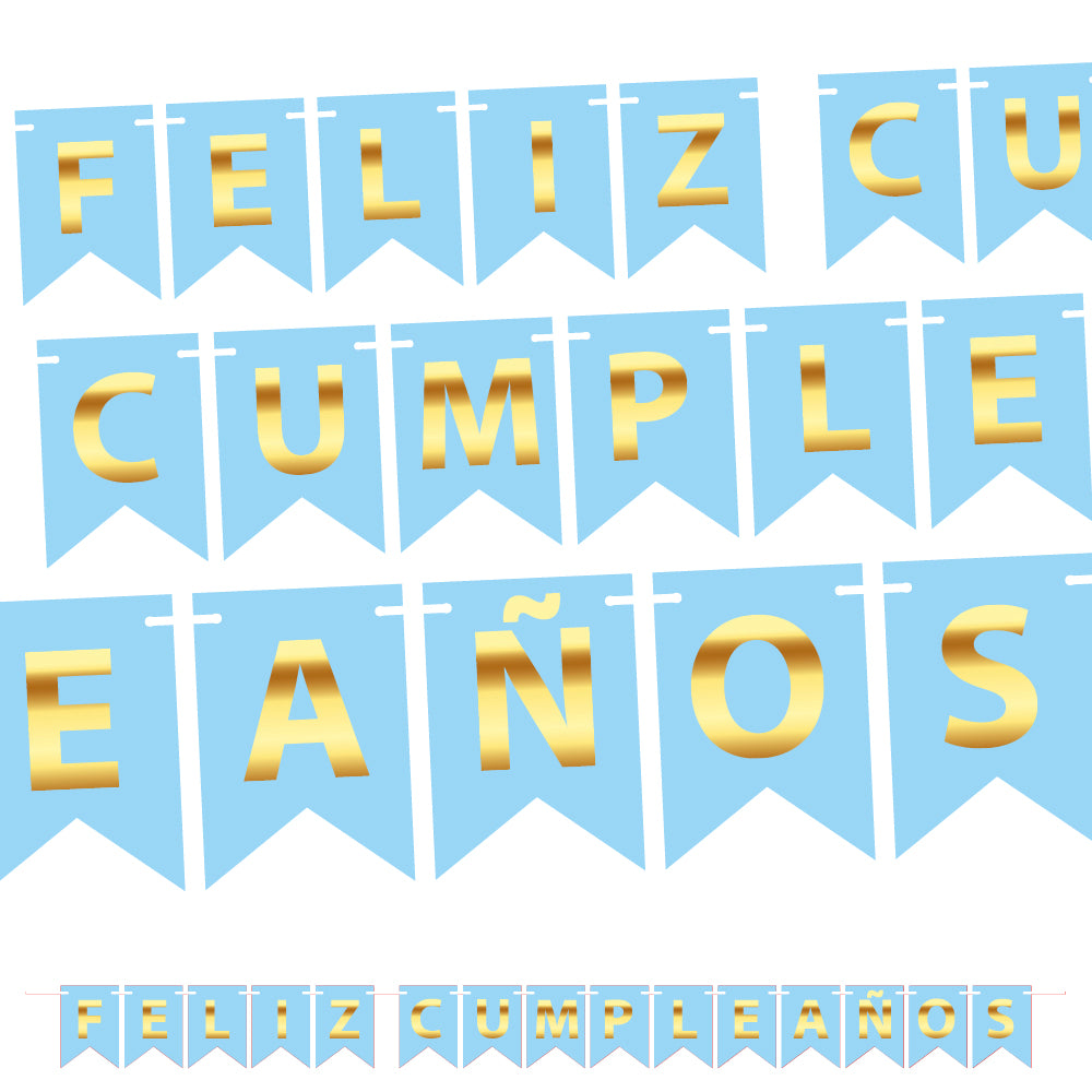 Guirnalda Feliz Cumpleaños Super Mario