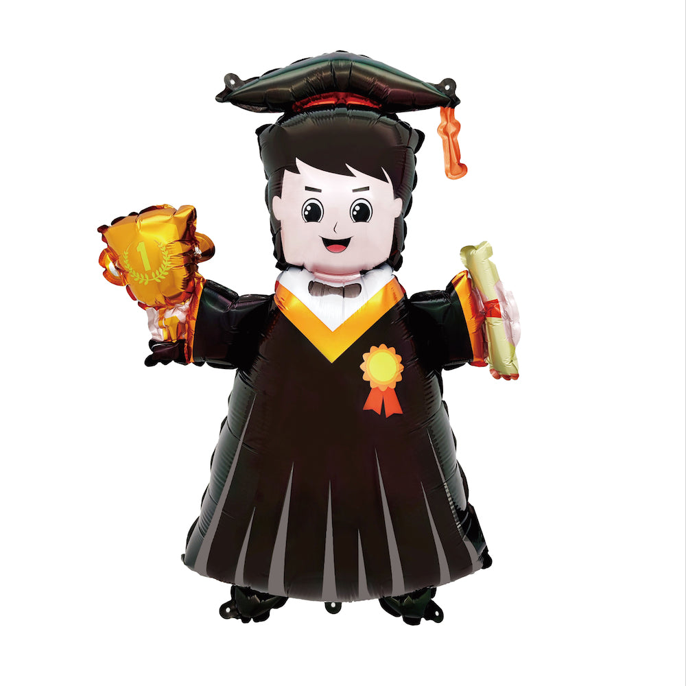 🎓 Globo Mylar Niño Graduada 53x71 cm