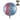 Globo Metalico 22" Orbz Pastel 1 Unidad