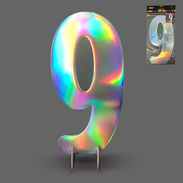 Numero Iridiscente 9 28Cm