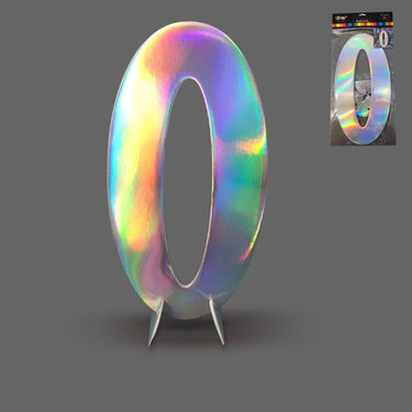 Numero Iridiscente 0 28Cm