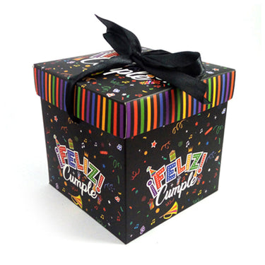 Caja Plegable F.C. Negro Grande 22X22X22