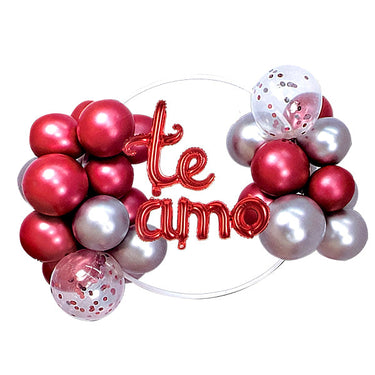 Set Globo Con Circulo Te Amo