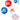 Globo #12 Impreso Fiestas Patrias Viva Chile 6 Unidades