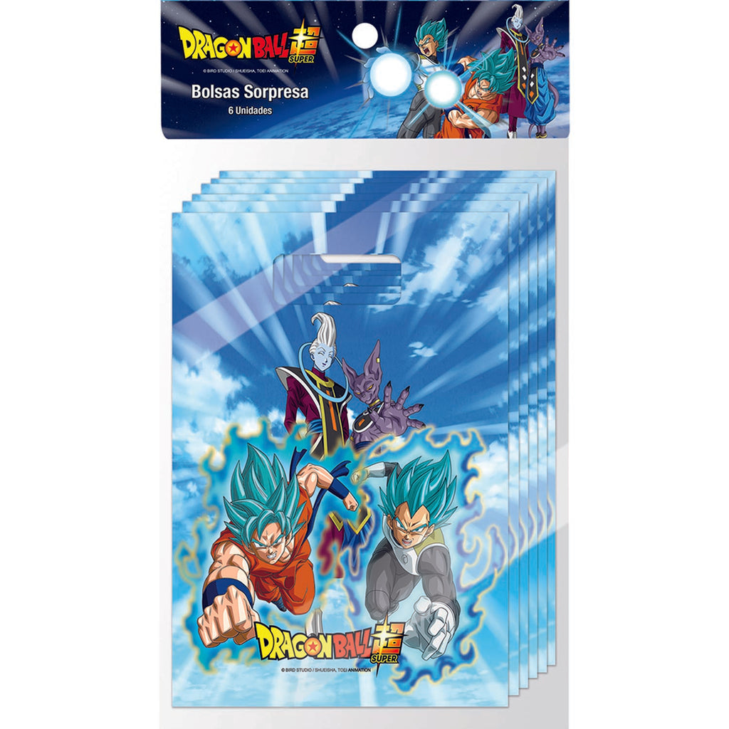 BOLSA DE DULCES DRAGON BALL   6 UNIDADES