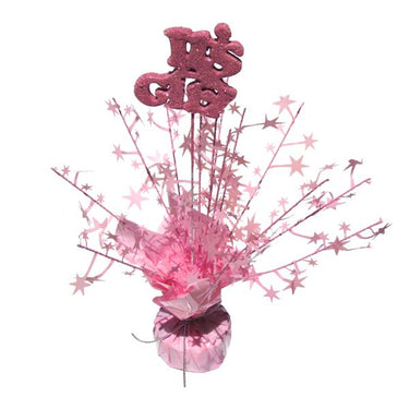 Centro De Mesa Metal "Its A Girl"