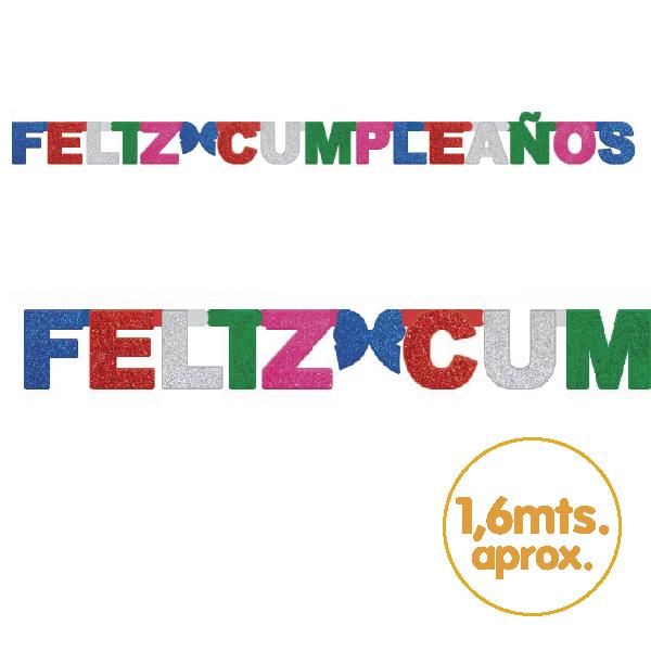 F.C. LETRAS GLITTER METAL 1.6 MTS