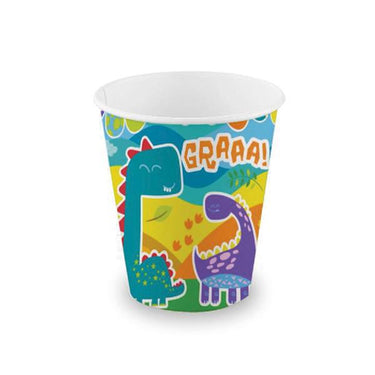 Vaso Polipapel Dinosaurio 6 Unidades