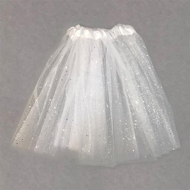 Tutu Glitter Blanco 40 Cm