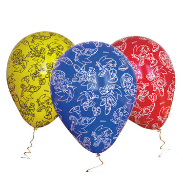 Globos Sonic 12 Unidades