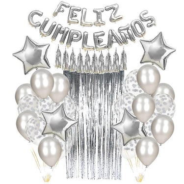 Pack Globos y Cortina Colores